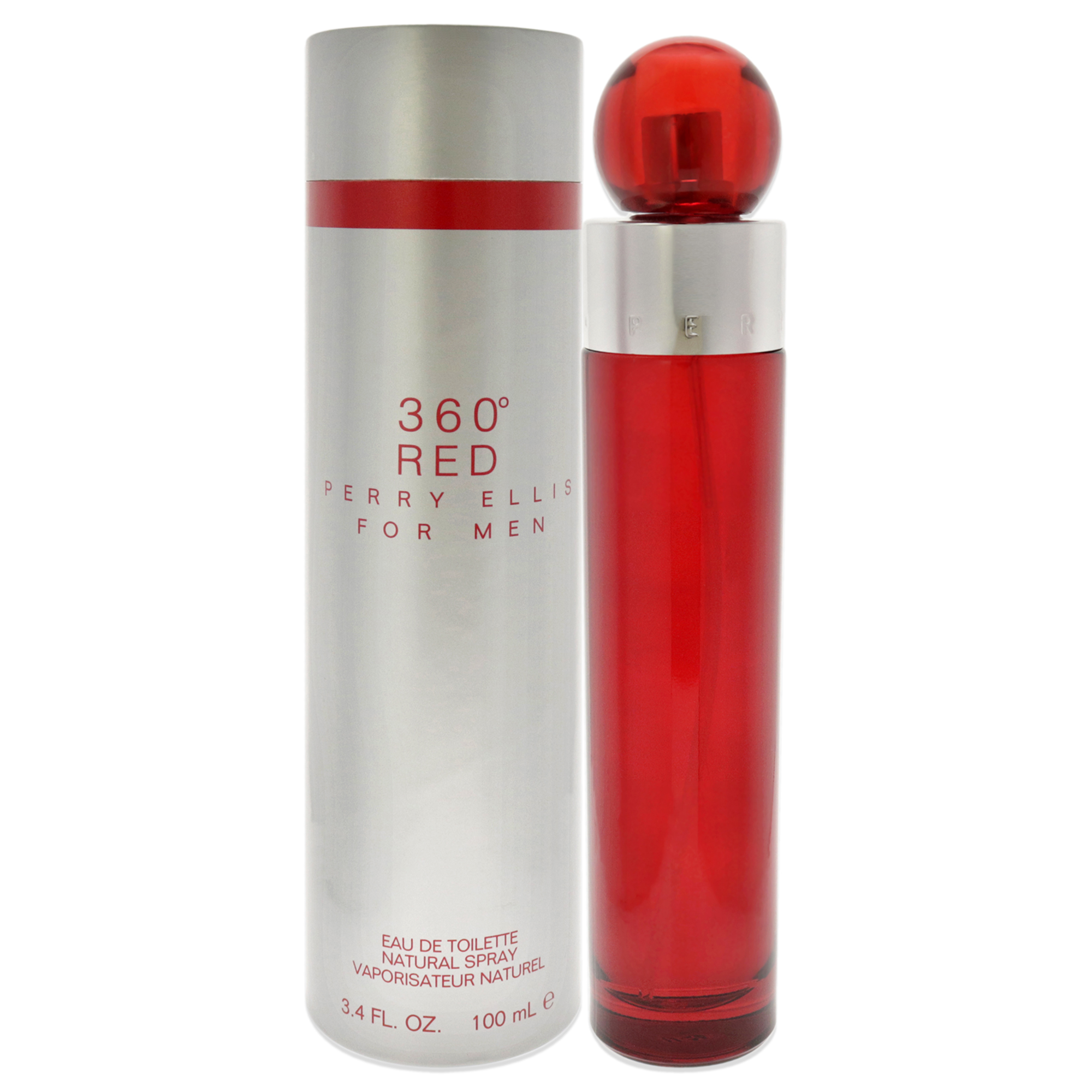 360 Red By Perry Ellis For Men  34 Oz Edt Spray